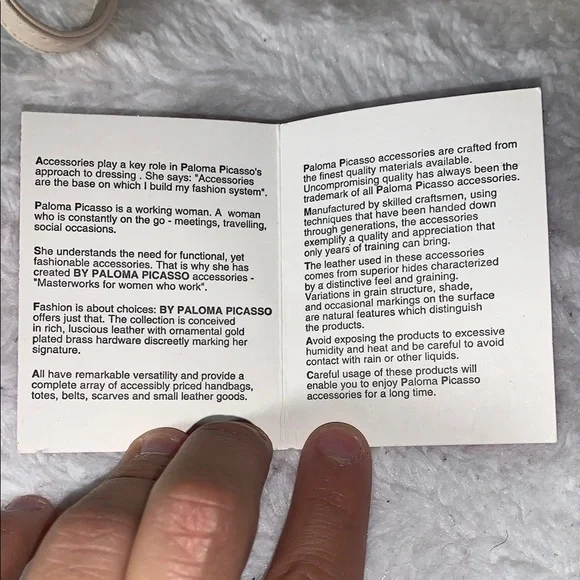 NWOT Vintage Paloma Picasso Leather Purse 👜 - Picture 4 of 12